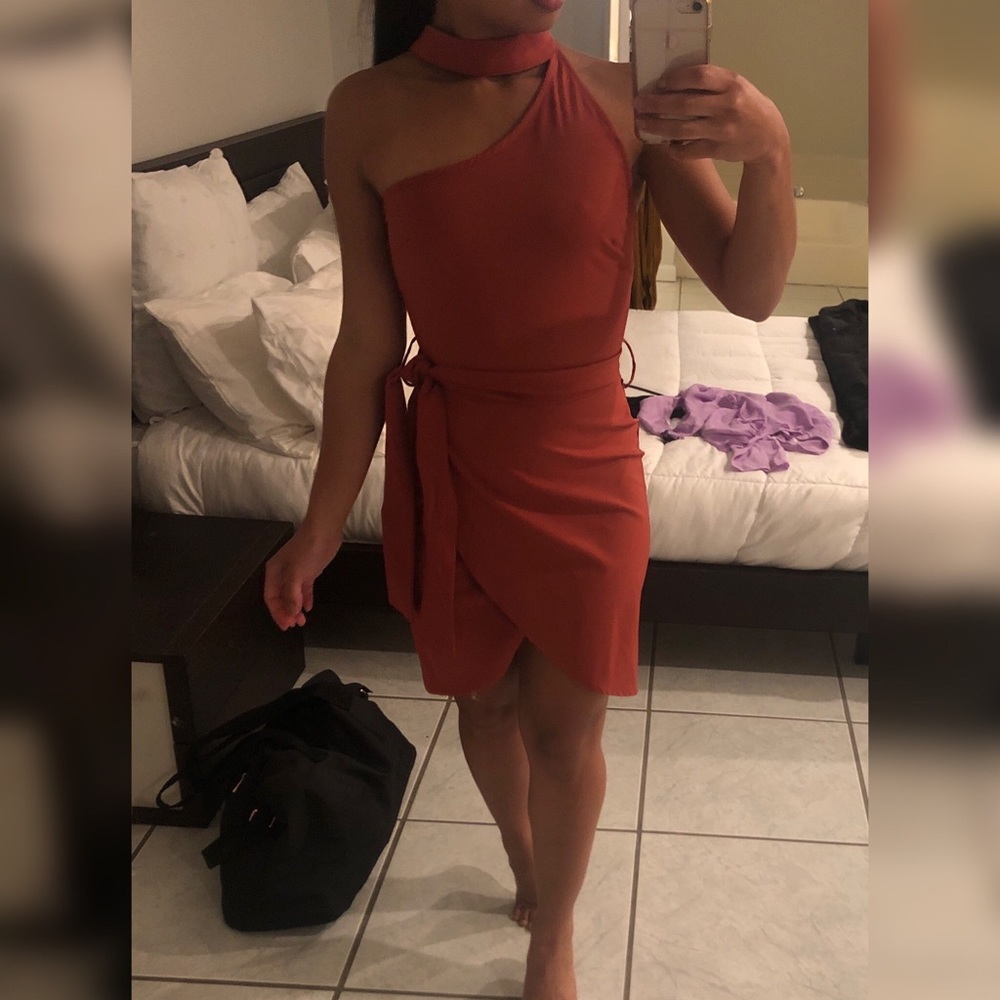 Brand new orange/ red summer dress
